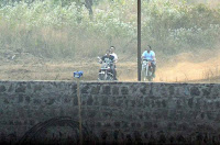 Salman Khan snapped enjoying a bike ride with Sajid Nadiadwala