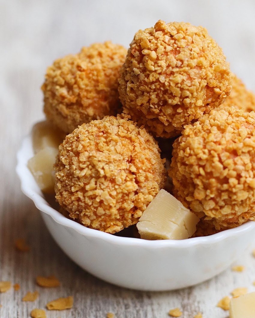 Bolas de queso en la airfryer