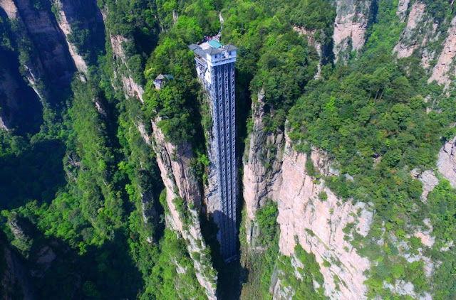 Bailong Elevator - Paket Tour 8H7M Guilin Zhangjiajie Sept-Nov 2018 - Salika Travel