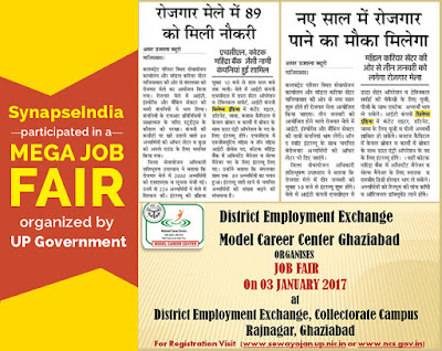 SynapseIndia participated in Mega Job fair at DEE