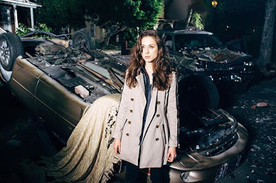 Troian Bellisario (Spencer Hastings) behind-the-scenes "Pretty Little Liars" car crash