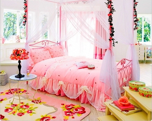 DORMITORIO DE PRINCESA via www.dormitorios.blogspot.com