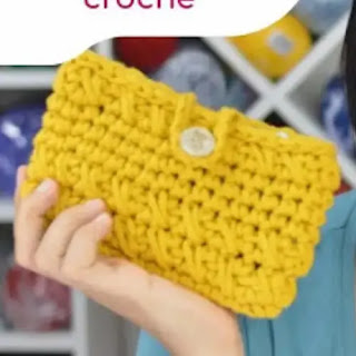 Mini Cartera a Crochet