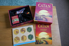 Review of the strategy board game Catan, great family fun for 8+ years