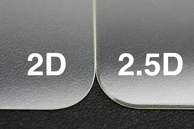 Panel Kaca Lengkung Berukuran 2.5D Pada Zenfone 3