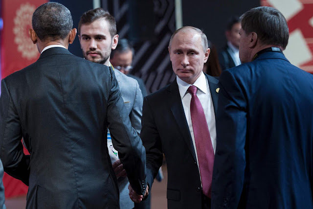 President Obama meets with Putin