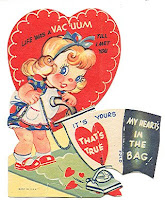 Vintage valentine's day card