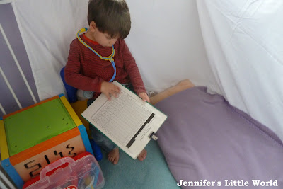 How to make a doctor's surgery role play area for children