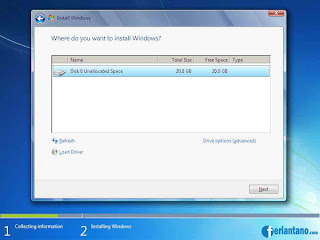 Cara Install Ulang Windows 7 Lengkap Dengan Gambar - Feriantano.com