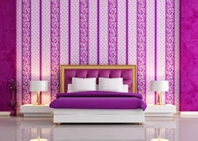 Desain Wallpaper  Dinding  Cantik Untuk  Kamar  Tidur 