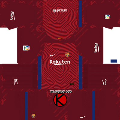 F.C. Barcelona 2020-21 Nike Kit - DLS2019 FTS15
