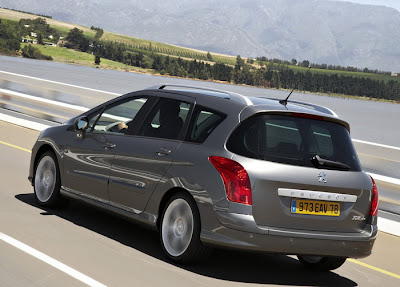 2009 Peugeot 308 SW rear