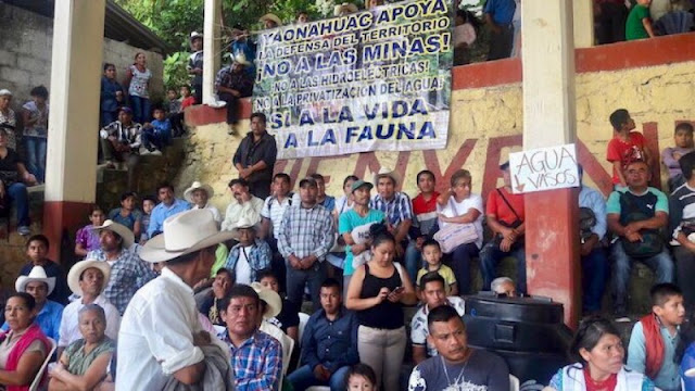  Nahuas y Totonacos se unen contra mineras que quieren arrebatarles su territorio.