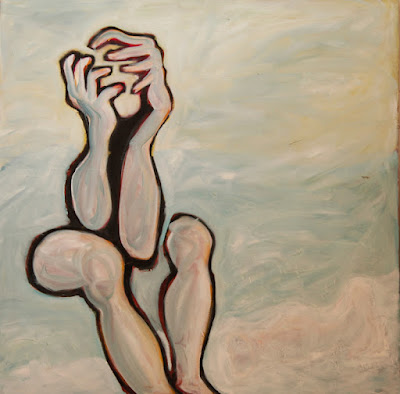ANXIETY, 2005 painting by Mary Woronov