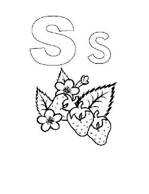 Preschool Coloring Pages, Alphabet Coloring Pages