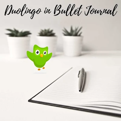 duolingo in bullet journal
