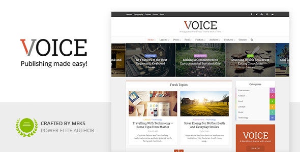 Voice - Clean News/Magazine WordPress Theme 2.9.2