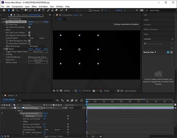 Rowbyte Plexus Crack For Adobe After Effects