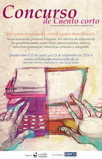 Concurso, Cuento corto, Cuentos, División de Bibliotecas, Estudiantes Universitarios, Promoción lectora, Universidad del Valle, Blog Biblioteca Universidad del Valle