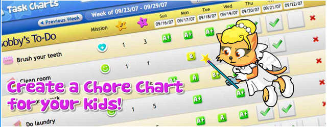 chores for kids. The Chore Chart Kids Love