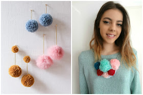 Pom - Pom Earrings