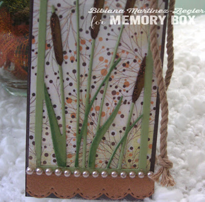 cattails bookmark