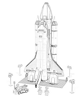 Lego NASA coloring pages coloring.filminspector.com