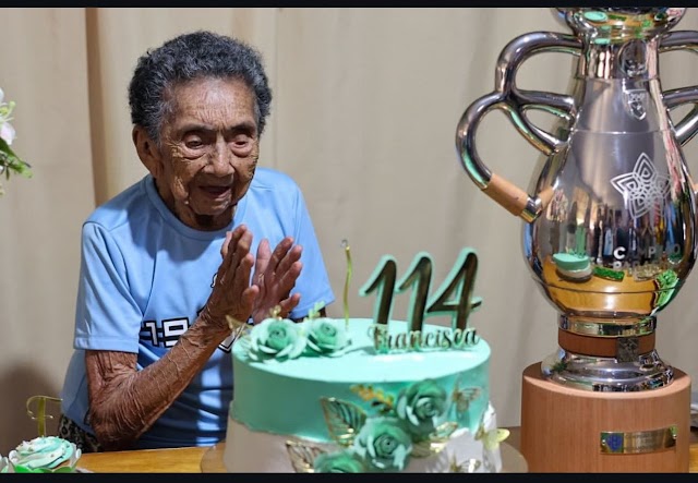 Dona Francisca de Igarapé-Açu, 114 anos e a visita da taça do Paysandu