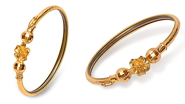 Senco Gold 22k (916) Yellow Gold Bangle