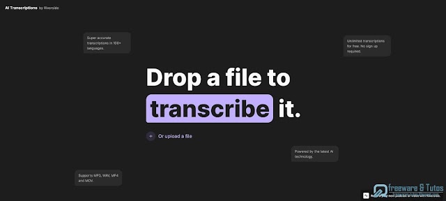 AI Transcriptions by Riverside : un service de transcription automatique d'audio et de vidéo basé sur l'IA