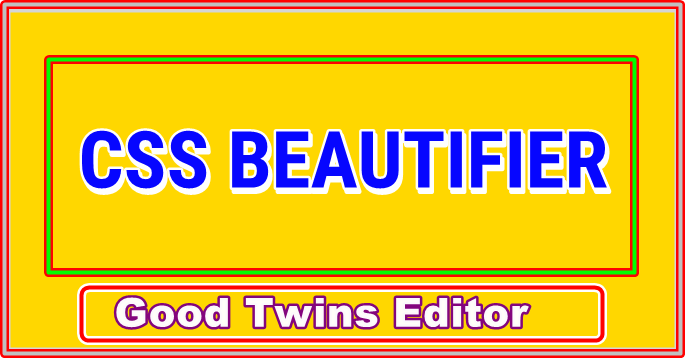 CSS Beautifier