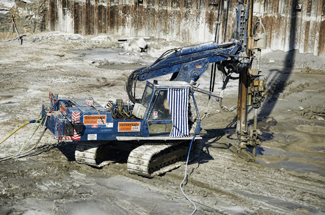 Baustelle HumboldtHafenEins, Das grünste Bürogebäude Berlins!, Alexanderufer / Kapelle-Ufer, 10117 Berlin, 09.07.2013