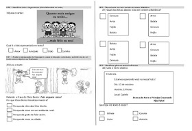 Avaliação diagnóstica para 2º ano