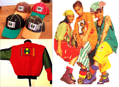   Outfits on Cross Colours Were The Rage And If We Weren T In Spandex  We Were In