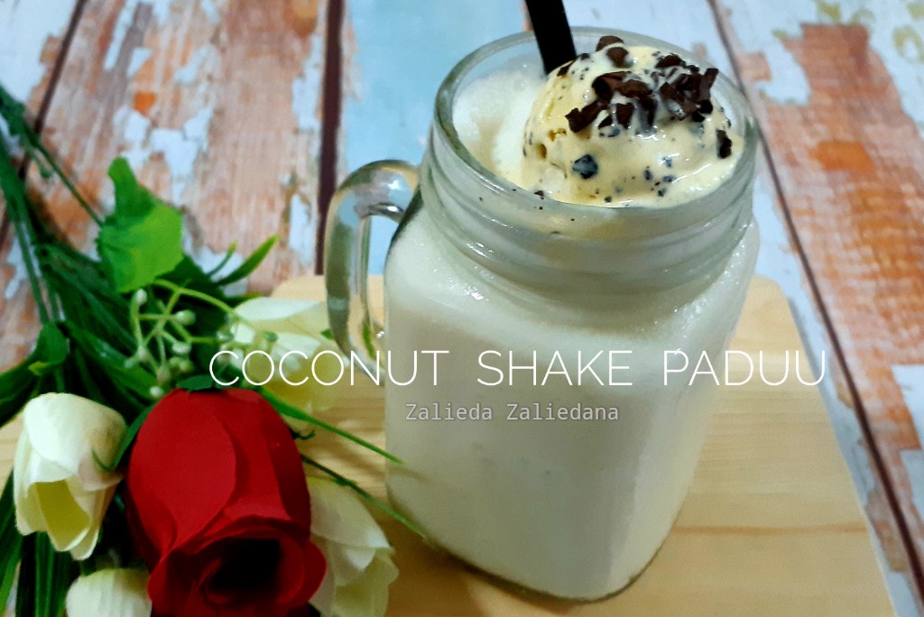 Diari Zaliedana: Coconut Shake Paduu,Sedap Giler &Senang 
