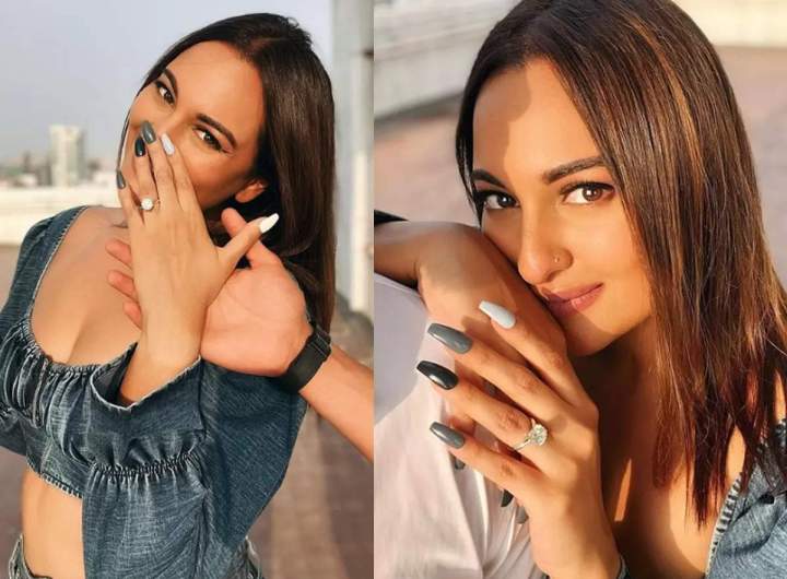 Is Sonakshi Sinha engaged? Actress flaunts massive diamond ring, says its ‘big day’ for her !