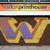 Hoxton Print house on wall graffiti letter W