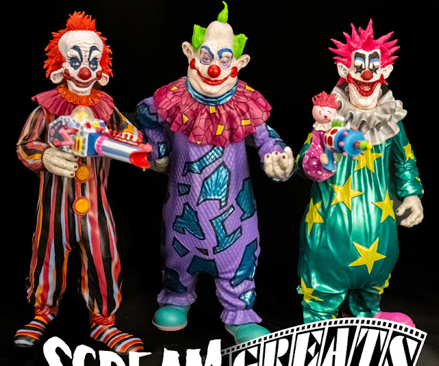 Trick or Treat Studios Scream Greats Killer Klowns from Outerspace 8 inch Action Figures