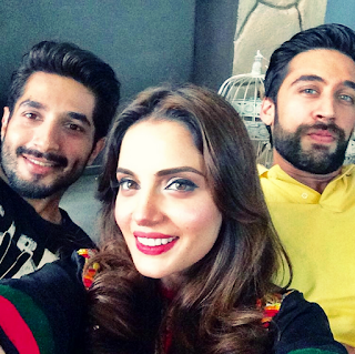 Pakistani Movie Janaan On Shoot Cast Pictures Armeena Rana, Bilal Ashraf, Ali Rehman