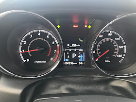 Gauge cluster in 2020 Mitsubishi Outlander Sport 2.4 GT AWC