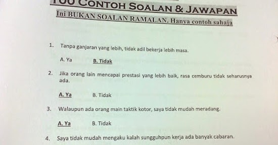 Contoh Soalan Temuduga Jururawat - Kecemasan d