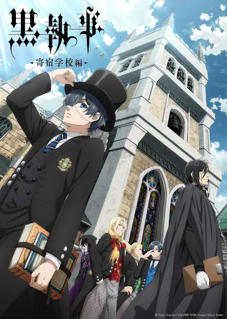 El nuevo vídeo del anime Black Butler: Public School Arc muestras sus temas musicales