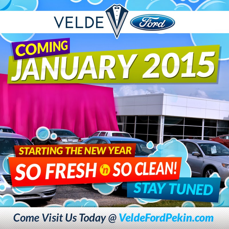 Coming to Velde Ford in January 2015....