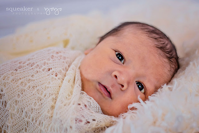 Simple and Elegant newborn portrait in Georgetown