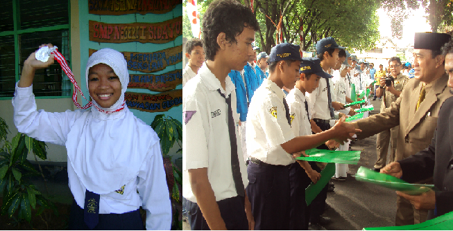 Pemberian Penghargaan Juara OSN Biologi Tingkat Nasional