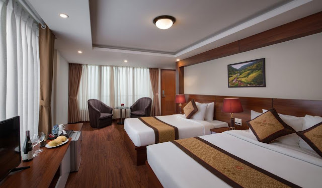  Phòng 2 giường  -khách sạn sapa golden villa sapa