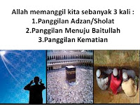 LUANGKANLAH WAKTU ANDA UNTUK MEMBACANYA...!!! Inilah 3 Panggilan Allah Yang Wajib Di Penuhi...Bantu Share Ya Agar Menjadi Nilai Ibadah...Aamiin...