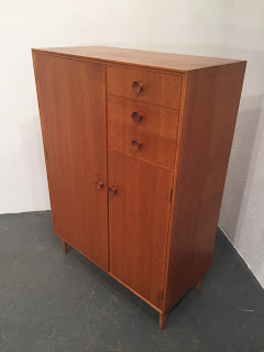 Mid Century Meredew Wardrobe in Light Oak - Original Compulsive Design - OCD