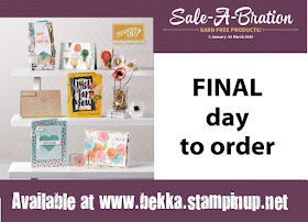 Last Day of Sale-a-Bration - Grab your bargains here