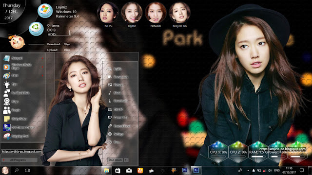 Park Shin Hye Theme Win 10 Ver. 1803 by Enji Riz Lazuardi